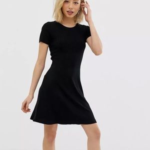 ASOS Noisy May Petite knitted rib skater dress